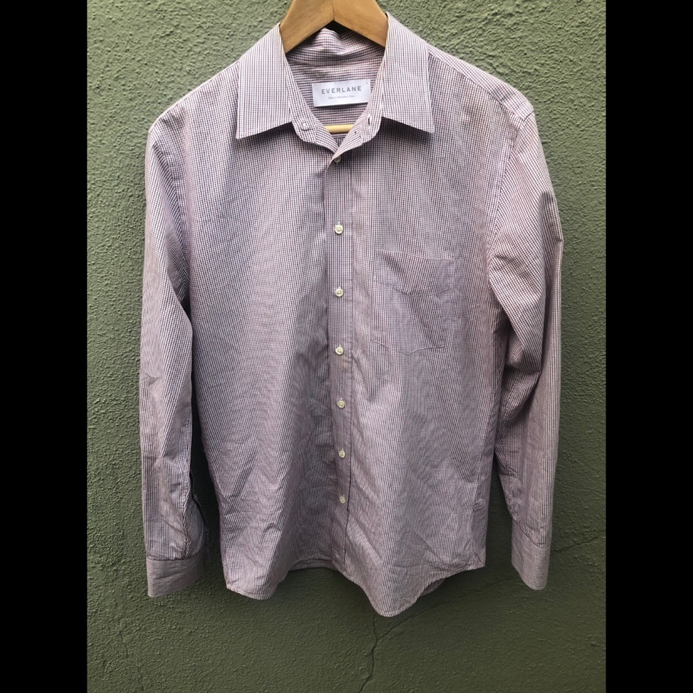 Everlane Poplin Long-sleeve Button Up Shirt Small